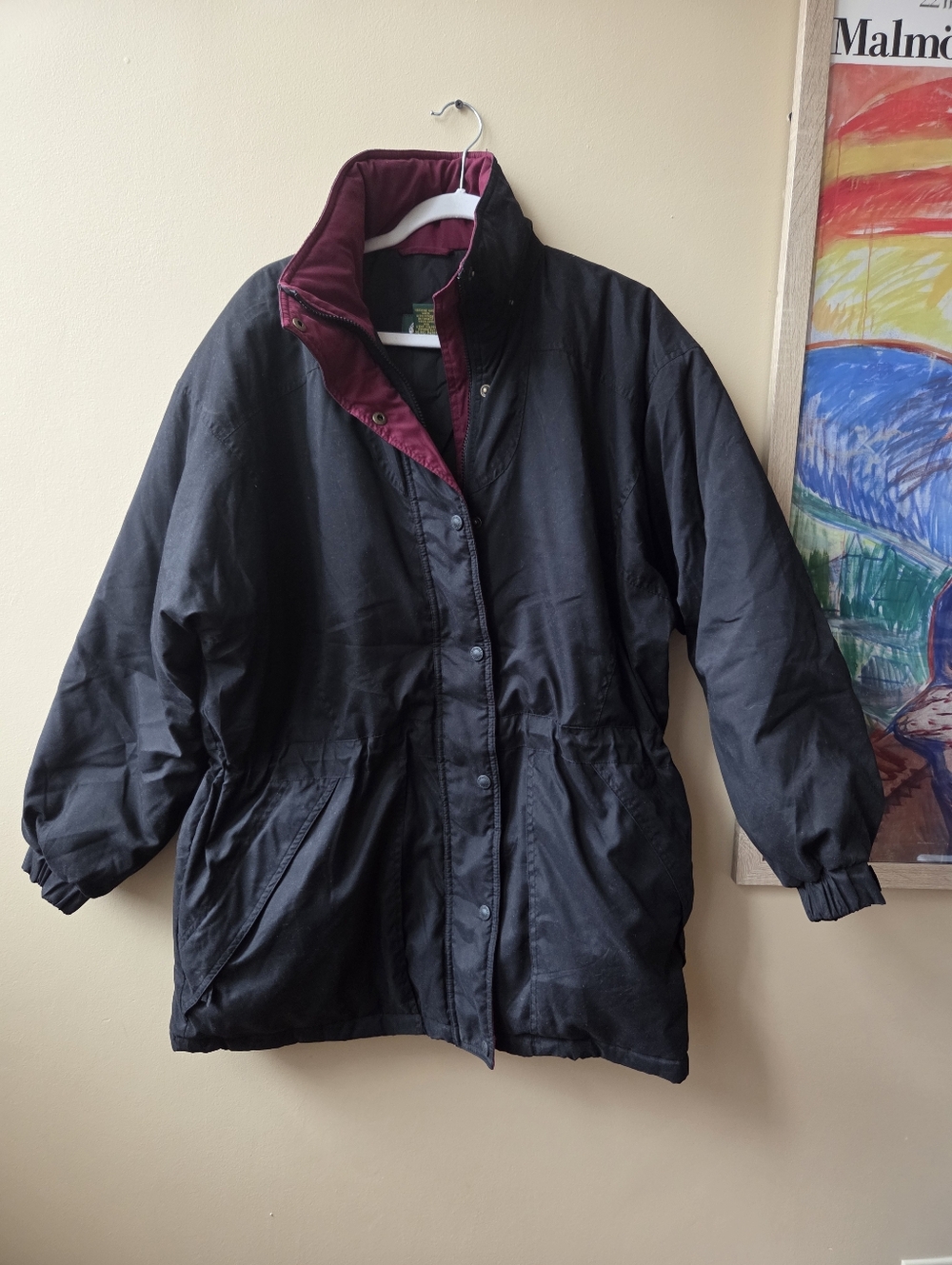 Cabela's Women's Goretex Down Insulated Parka Jacket with Removable Hood Large